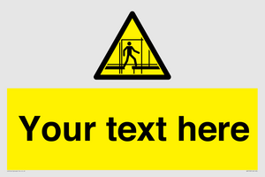 Custom Scaffold Incomplete Sign